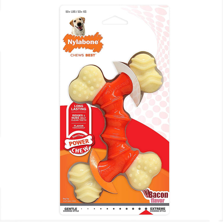 Power Chew Double Bone Dog Toy, Chew Toy for Dogs, Dog Toy