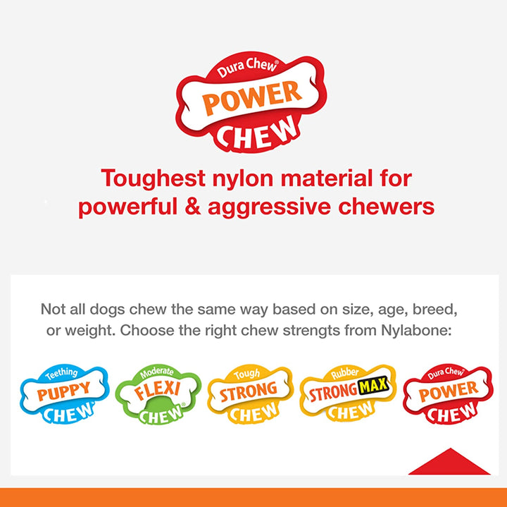 Power Chew Double Bone Dog Toy, Chew Toy for Dogs, Dog Toy